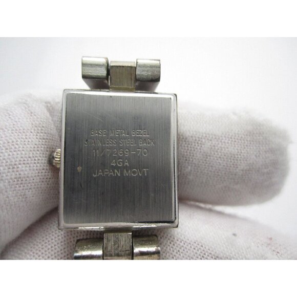 Women Anne Klein Quartz WR Analog 18mm Tank Watch (H615) "New Battery" - Picture 3 of 10